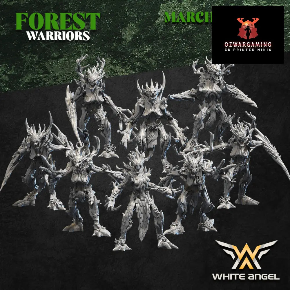 Forest Elves Forest Spirit Kin | White Angel 28/32mm Fantasy Wargaming Miniatures Role Playing Miniatures
