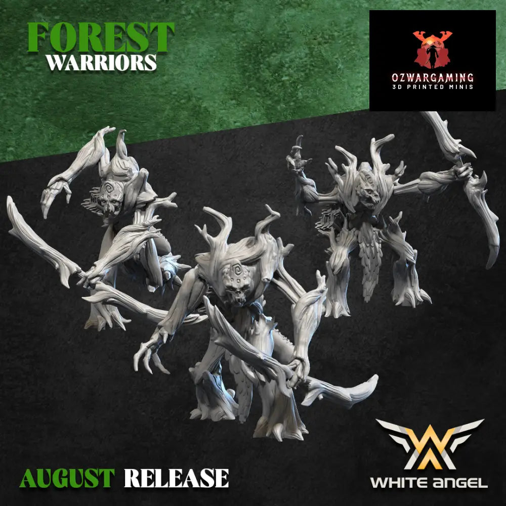 Forest Elves Tree Guard | White Angel 28/32mm Fantasy Wargaming Miniatures Role Playing Miniatures