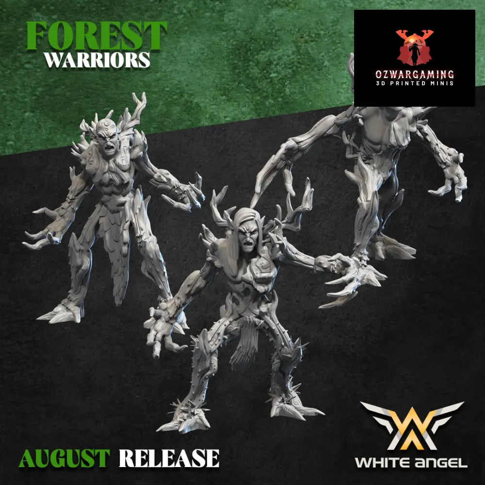 Forest Elves Tree Spirits | White Angel 28/32mm Fantasy Wargaming Miniatures Role Playing Miniatures