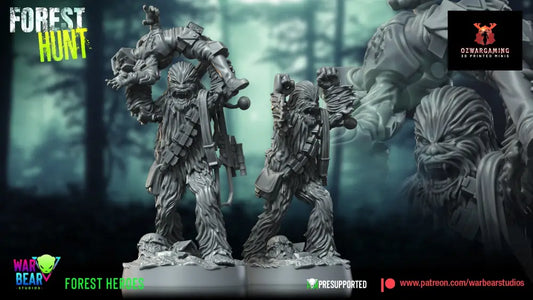 Forest Hunt Walking Carpet | Warbear Studios 28mm SciFi Wargaming Miniatures Role Playing Miniatures