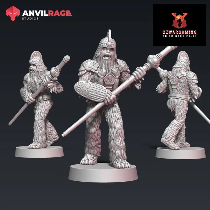 Furry Captain | Anvilrage Galactic SciFi Miniatures 32mm 1/47 Legion Scale Role Playing Miniatures