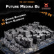 Future Medina Bundle | The Lazy Forger 6-8mm Sci Fi Wargaming Terrain Role Playing Miniatures
