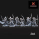 Galanthir Elves Forest Guardians with bow | Davale Games 25mm Fantasy Wargaming Miniatures Role Playing Miniatures