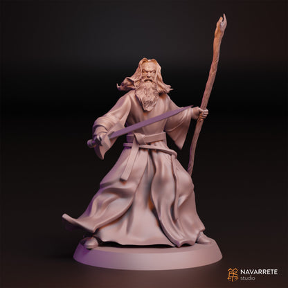 Galdorin the Mage | Navarrete Studios 25mm Fantasy Wargaming Miniatures