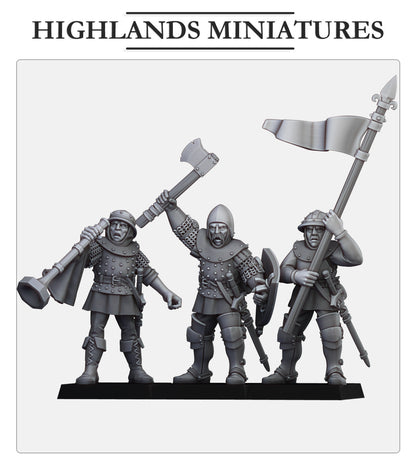 Kingdom of Gallia Crossbows | Highlands Miniatures 28/32mm Fantasy Wargaming Miniatures Role Playing Miniatures