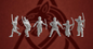 Germanic Tribes Archers | 3D Breed 28mm Ancients Wargaming Miniatures Role Playing Miniatures