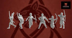 Germanic Tribes Archers | 3D Breed 28mm Ancients Wargaming Miniatures Role Playing Miniatures