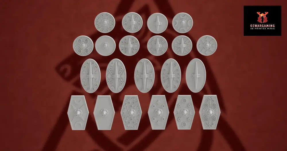 Germanic Tribes Cavalry Command 1 | 3D Breed 28mm Ancients Wargaming Miniatures Role Playing Miniatures