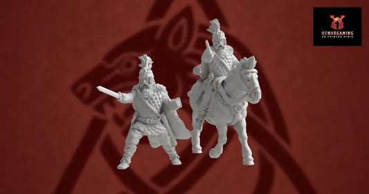 Germanic Tribes Chieftain | 3D Breed 28mm Ancients Wargaming Miniatures Role Playing Miniatures
