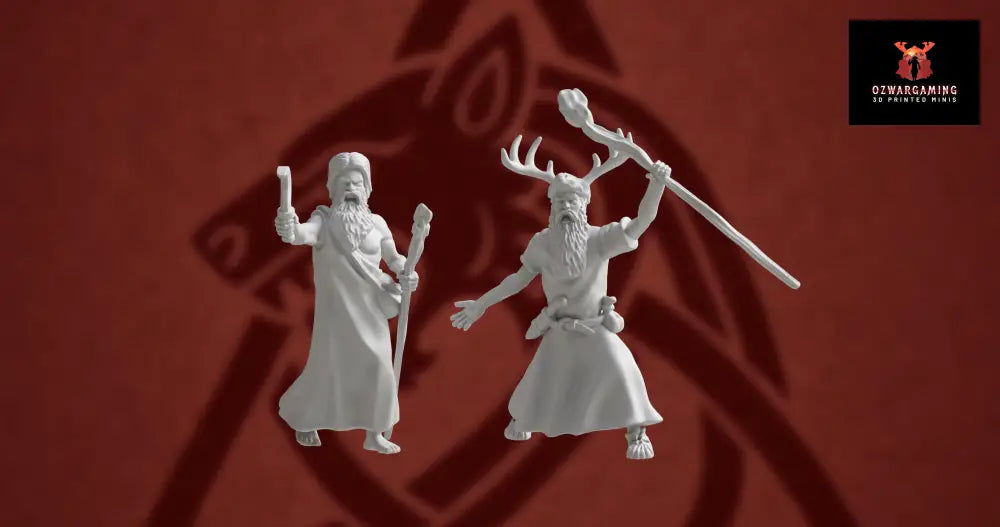 Germanic Tribes Druids | 3D Breed 28mm Ancients Wargaming Miniatures Role Playing Miniatures