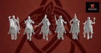 Germanic Tribes Riders 1 | 3D Breed 28mm Ancients Wargaming Miniatures Role Playing Miniatures