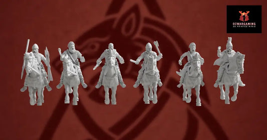 Germanic Tribes Riders 2 | 3D Breed 28mm Ancients Wargaming Miniatures Role Playing Miniatures