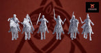 Germanic Tribes Riders 3 | 3D Breed 28mm Ancients Wargaming Miniatures Role Playing Miniatures