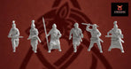 Germanic Tribes Warriors Spear 2 | 3D Breed 28mm Ancients Wargaming Miniatures Role Playing Miniatures