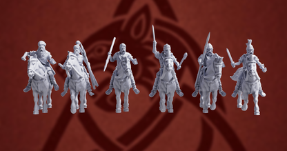 Germanic Tribes Riders 3 | 3D Breed 28mm Ancients Wargaming Miniatures Role Playing Miniatures