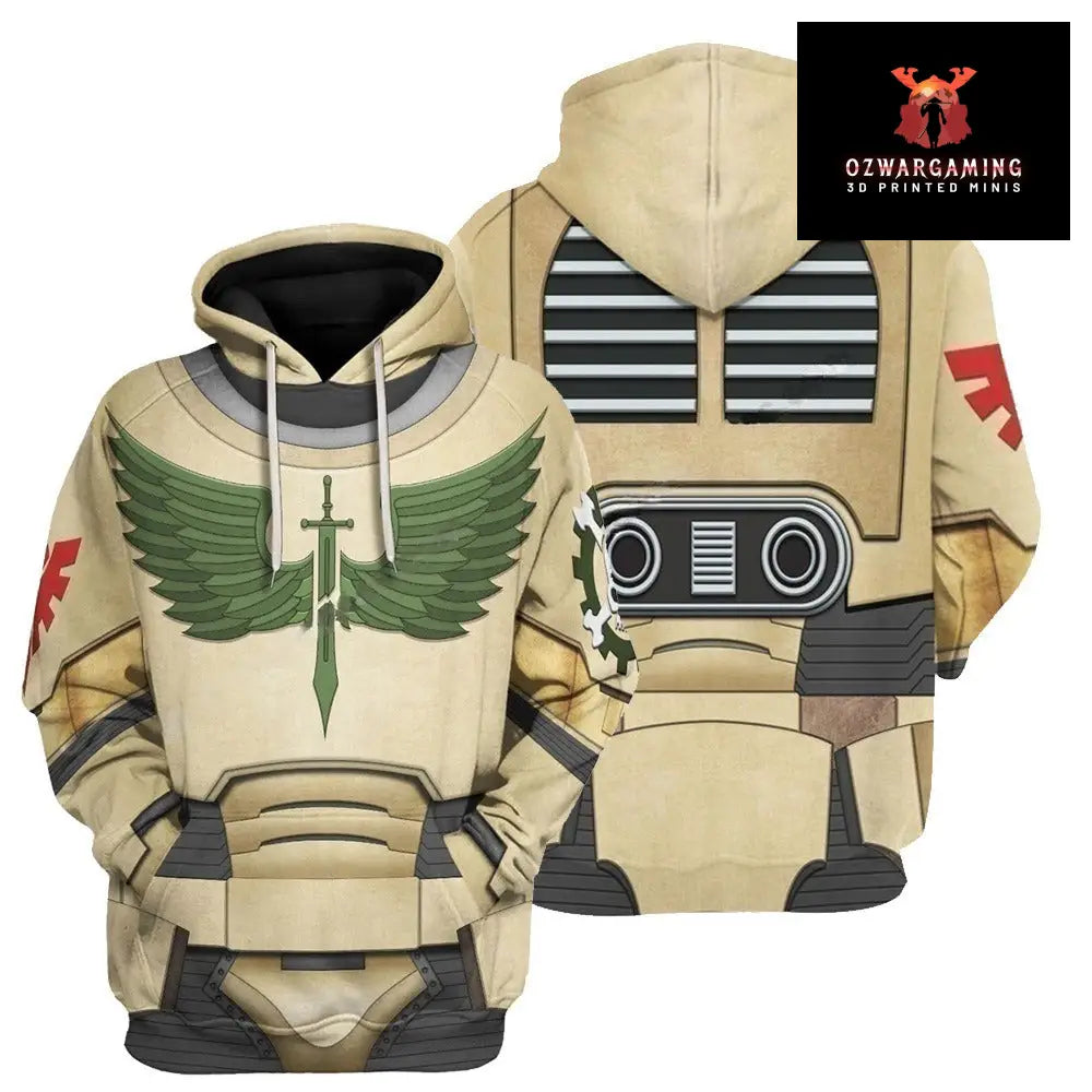 Gloomy Angels | Grimark Space Wars Digital Print Sweatsuits Hoodies Gloomy Angel - Pale Yellow Sweatshirt / XS