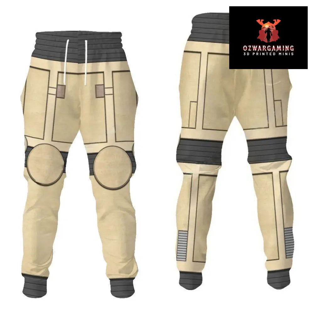 Gloomy Angels | Grimark Space Wars Digital Print Sweatsuits Hoodies Gloomy Angel - Pale Yellow Trousers / XS