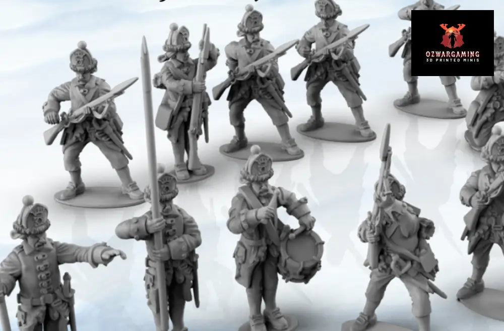 GNW Swedish Infantry | Battlecat 28mm Historical Wargaming Miniatures Grenadiers Role Playing Miniatures