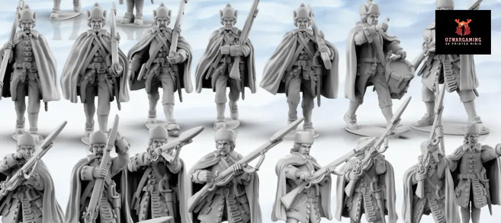 GNW Swedish Infantry with Coats | Battlecat 28mm Historical Wargaming Miniatures Infantry Role Playing Miniatures
