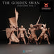 Golden Swan Knights On Foot | Navarrete Studios 25mm Fantasy Wargaming Miniatures