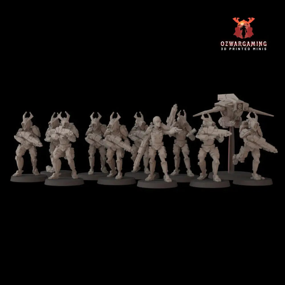 Greater Good Shock Team | Fantasy Cult 32mm Grimdark Wargaming Miniatures Role Playing Miniatures