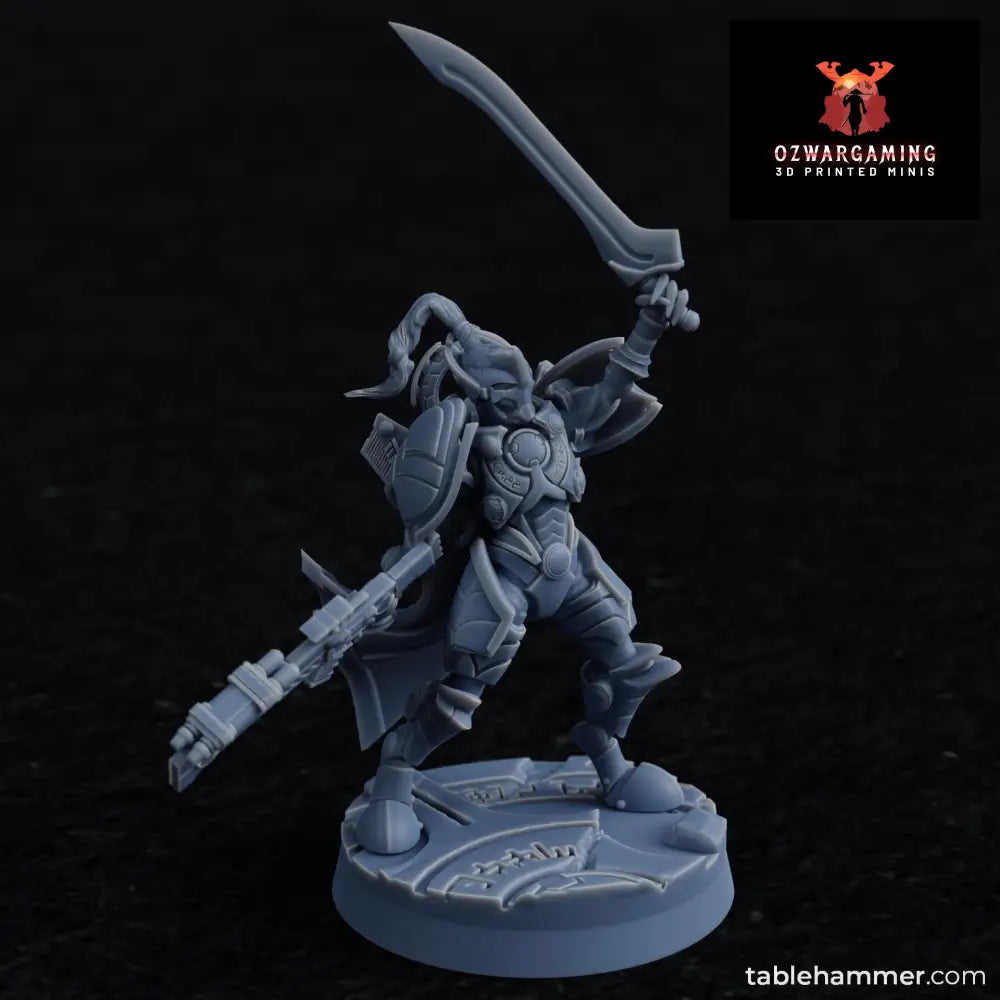Greater Good Xaiax General | Tablehammer Grimdark Wargaming Miniatures Role Playing Miniatures
