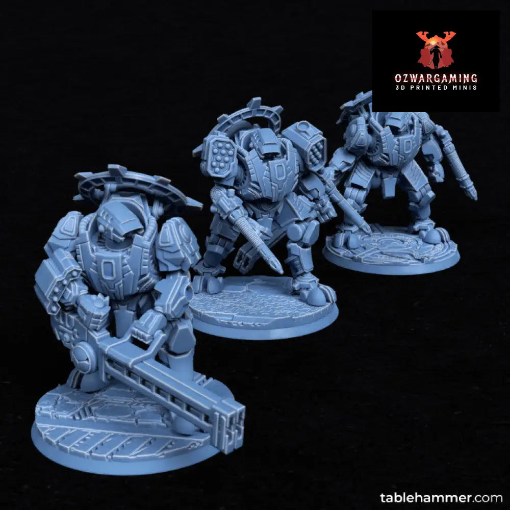 Greater Good Xaiax Lightbringer Suits | Tablehammer Grimdark Wargaming Miniatures Role Playing Miniatures