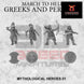 Greek Heroes | 3DBreed 15mm Wargaming Miniatures Role Playing Miniatures
