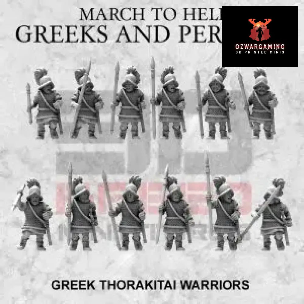 Greek Thorakitai | 3DBreed 15mm Wargaming Miniatures Role Playing Miniatures