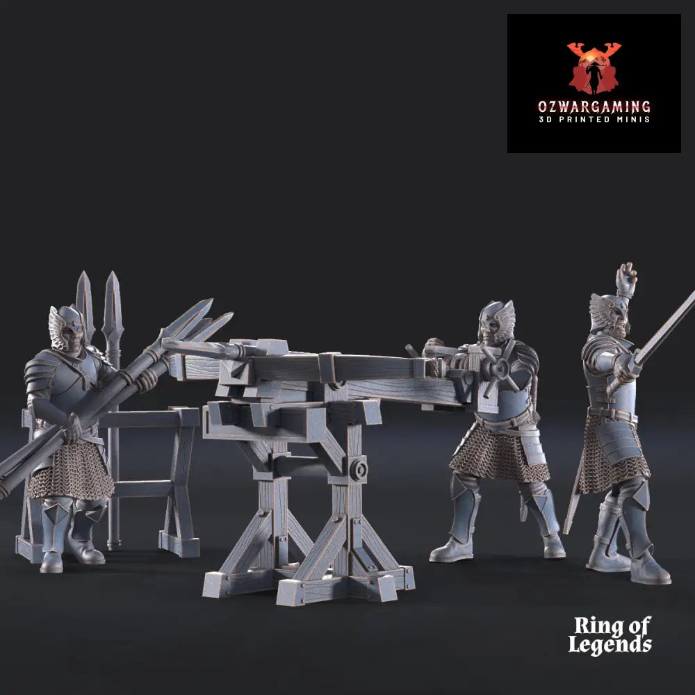 Grey Castle Ballista | Davale Games 25mm Fantasy Wargaming Miniatures Role Playing Miniatures