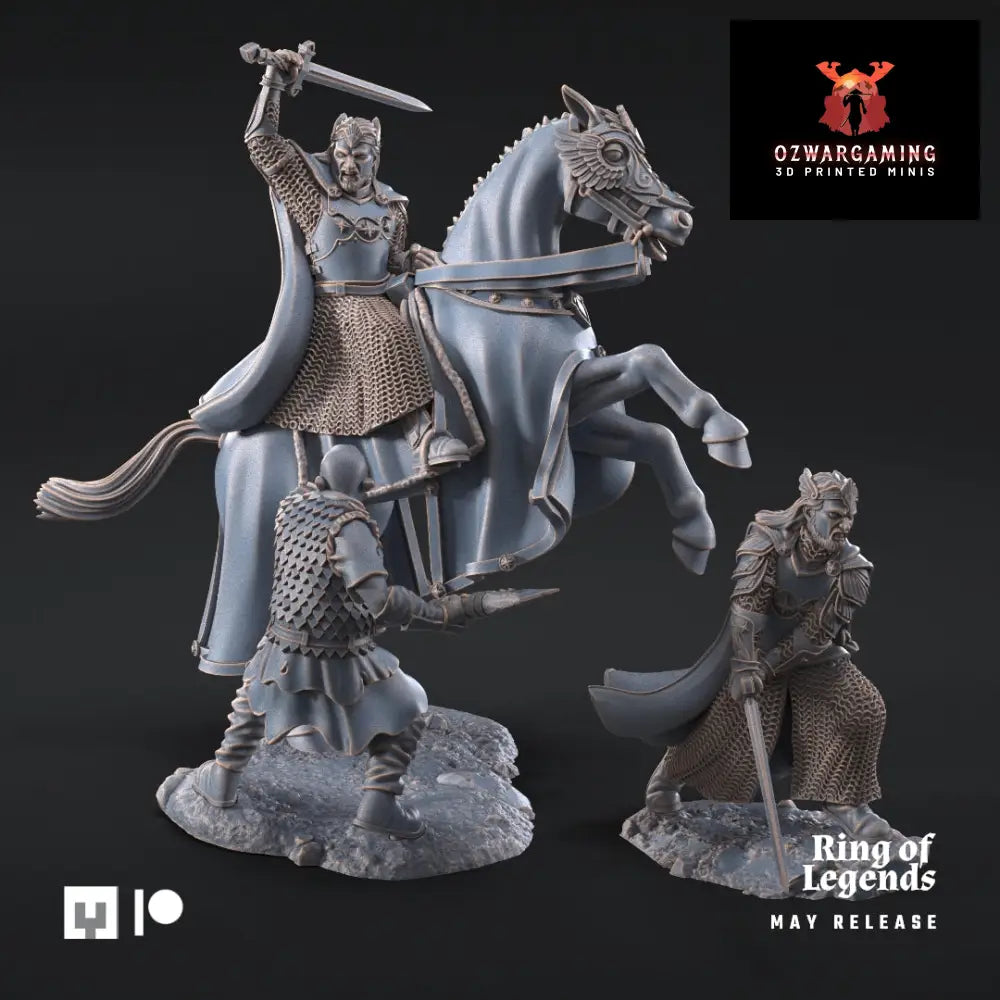 Grey Castle High King | Davale Games 25mm Fantasy Wargaming Miniatures Role Playing Miniatures