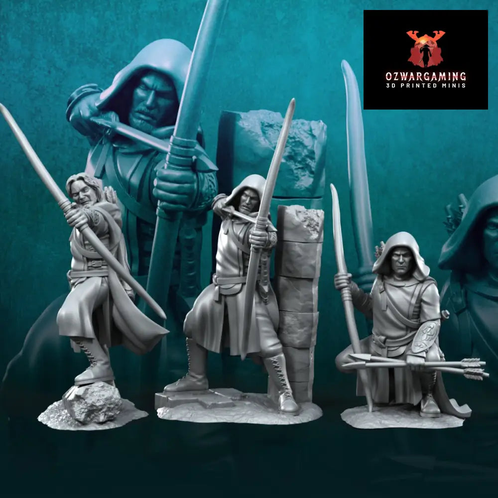 Grey Castle Rangers | Davale Games 25mm Fantasy Wargaming Miniatures Role Playing Miniatures