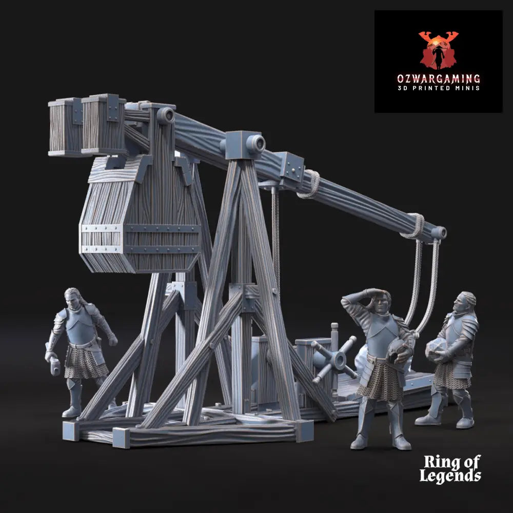 Grey Castle Trebuchet | Davale Games 25mm Fantasy Wargaming Miniatures Role Playing Miniatures