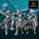 Grey Castle Warriors Swords | Davale Games 25mm Fantasy Wargaming Miniatures Role Playing Miniatures