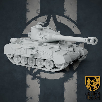 United States of America M46 Grizzly Heavy Tank | Golden Dragon Games Weird WW2 Role Playing Miniatures