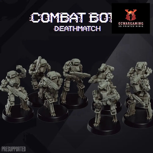 Hard Sci Fi: Combat Botz | Skullforge Studios 32mm Wargaming Miniatures Role Playing Miniatures