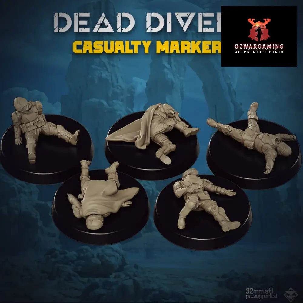 Heckdivers: Dead Divers | Skullforge Studios 32mm Wargaming Miniatures Role Playing Miniatures