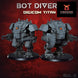 Heckdivers: Digicom Titan | Skullforge Studios 32mm Wargaming Miniatures Role Playing Miniatures