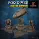 Heckdivers: Heckpod and Sentries | Skullforge Studios 32mm Wargaming Miniatures Role Playing Miniatures