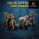 Heckdivers: Scout Troopers | Skullforge Studios 32mm Wargaming Miniatures Role Playing Miniatures