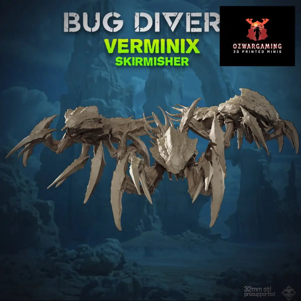 Heckdivers: Verminix Skirmishers | Skullforge Studios 32mm Wargaming Miniatures Role Playing Miniatures