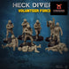 Heckdivers: Volunteer Force | Skullforge Studios 32mm Wargaming Miniatures Role Playing Miniatures