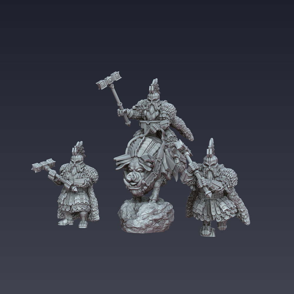 Iron Blooded Dwarf Lord | 25mm Fantasy Wargaming Miniatures