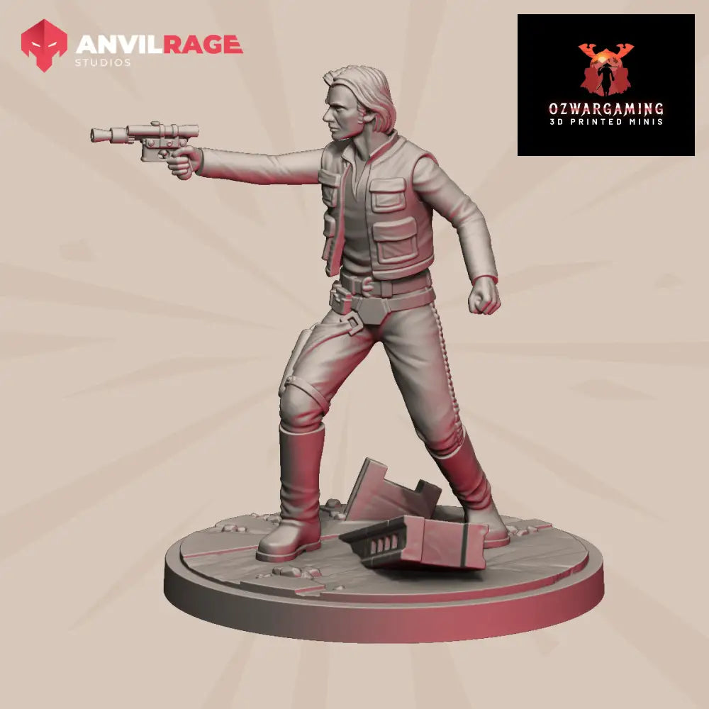 Hero Smuggler | Anvilrage Galactic SciFi Miniatures Shatter Scale Role Playing Miniatures