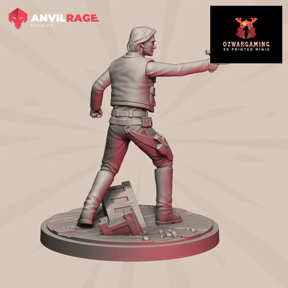 Hero Smuggler | Anvilrage Galactic SciFi Miniatures Shatter Scale Role Playing Miniatures