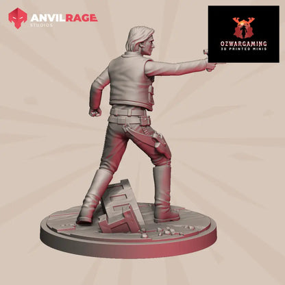 Hero Smuggler | Anvilrage Galactic SciFi Miniatures Shatter Scale Role Playing Miniatures