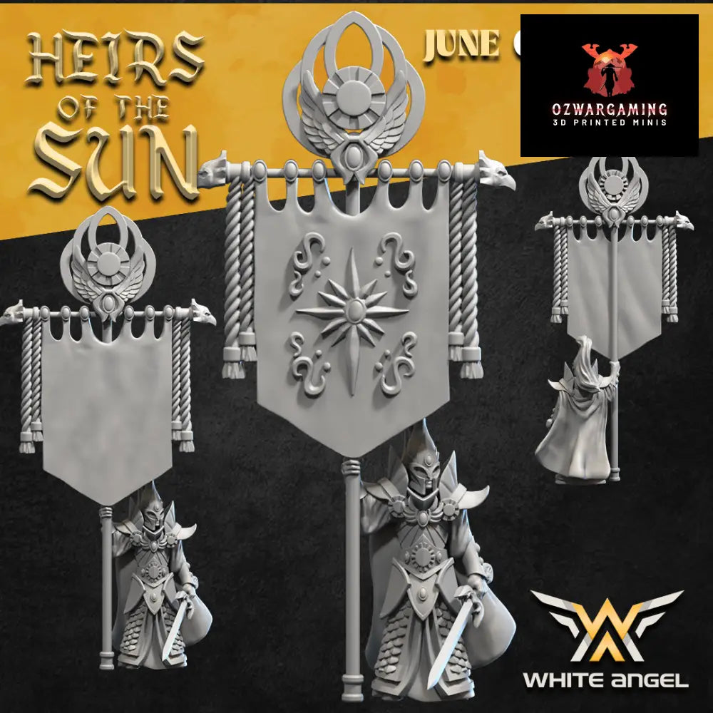 High Elf Battle Standard | White Angel 28/32mm Fantasy Wargaming Miniatures