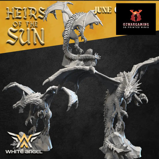 High Elf High Dragon 1 | White Angel 28/32mm Fantasy Wargaming Miniatures Role Playing Miniatures