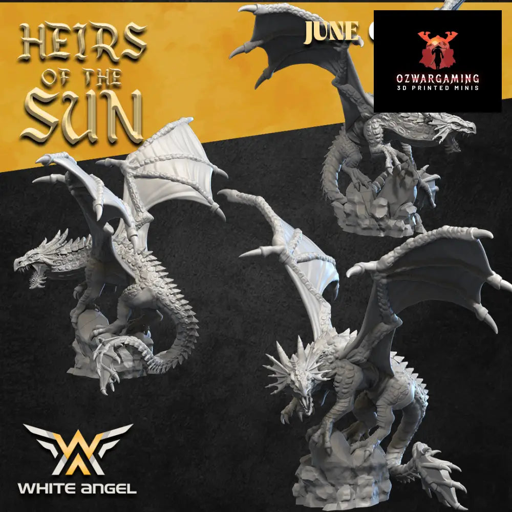 High Elf High Dragon 2 | White Angel 28/32mm Fantasy Wargaming Miniatures Role Playing Miniatures