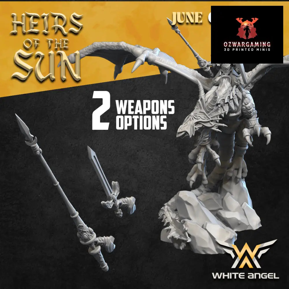 High Elf High Dragon Lord | White Angel 28/32mm Fantasy Wargaming Miniatures Role Playing Miniatures